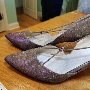 GORGEOUS shoes! So Sparkly! Bronze Iridescent